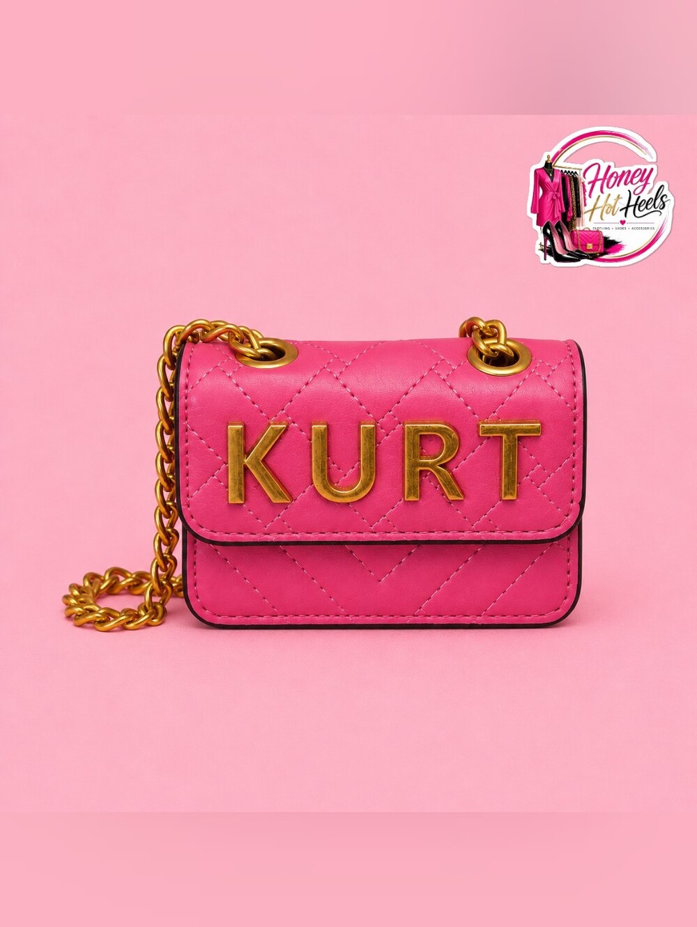 Kurt Geiger Mini Kensington Bag In Pink